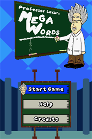 Professor Lexis's Mega Words - Screenshot - Game Title Image