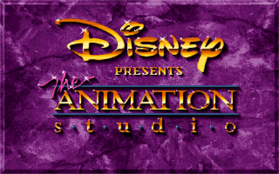 Disney Presents: The Animation Studio - Screenshot - Game Title Image