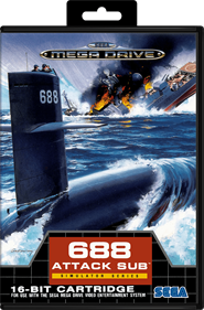 688 Attack Sub - Box - Front - Reconstructed Image