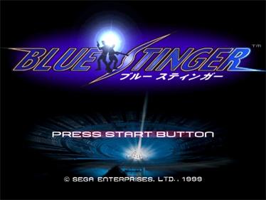 Blue Stinger - Screenshot - Game Title Image