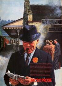 Sid Meier's Railroad Tycoon - Advertisement Flyer - Back Image
