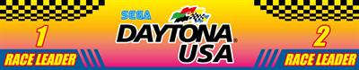 Daytona USA - Arcade - Marquee Image