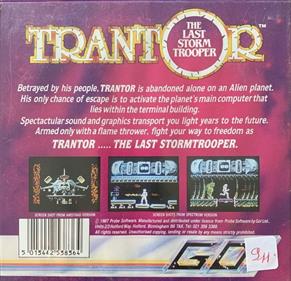 Trantor: The Last Storm Trooper - Box - Back Image