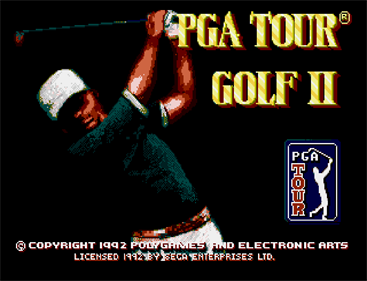 PGA Tour Golf II - Screenshot - Game Title Image