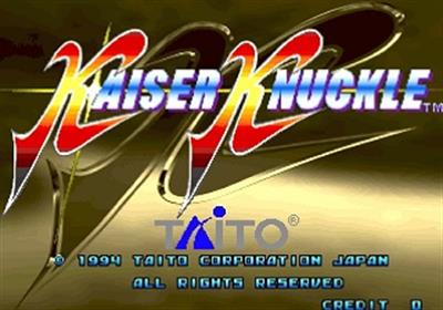 Kaiser Knuckle - Screenshot - Game Title Image