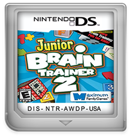 Junior Brain Trainer 2 - Fanart - Cart - Front Image