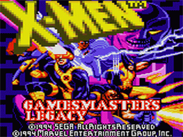 X-Men: GamesMaster's Legacy - Screenshot - Game Title Image