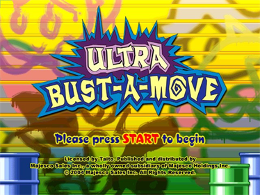 Ultra Bust-A-Move - Screenshot - Game Title Image