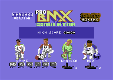 Professional BMX Simulator - Screenshot - Game Title Image