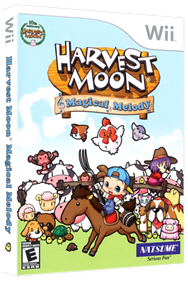 Harvest Moon: Magical Melody - Box - 3D Image