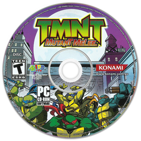 TMNT: Mutant Melee - Disc Image