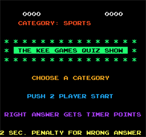 Quiz Show - Screenshot - Game Select Image