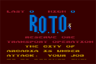 R.O.T.O. - Screenshot - Game Title Image