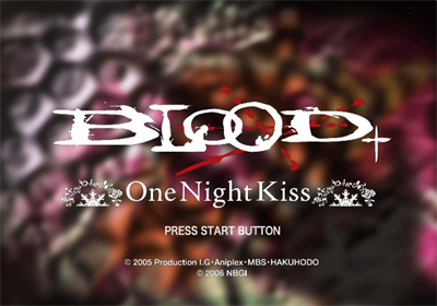 Blood +: One Night Kiss - Screenshot - Game Title Image