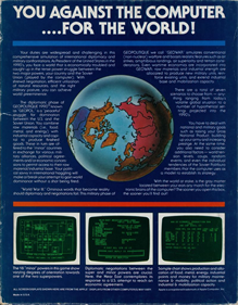 Geopolitique 1990 - Box - Back Image