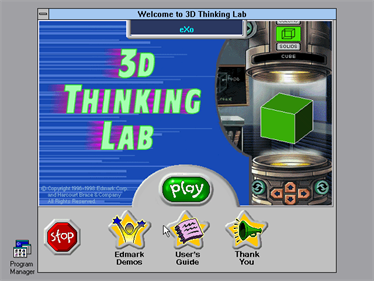 3D Thinking Lab - Screenshot - Game Title Image