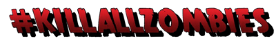 #KILLALLZOMBIES - Clear Logo Image