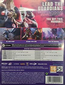 Marvel's Guardians of the Galaxy - Box - Back Image