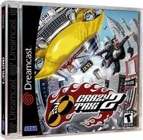 Crazy Taxi 2 - Box - 3D Image