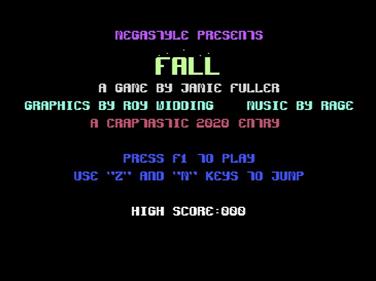 Fall - Screenshot - Game Title Image