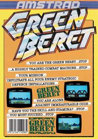 Green Beret - Box - Back Image