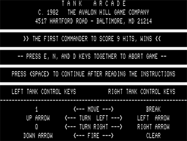 Tank Arkade - Screenshot - Game Title Image