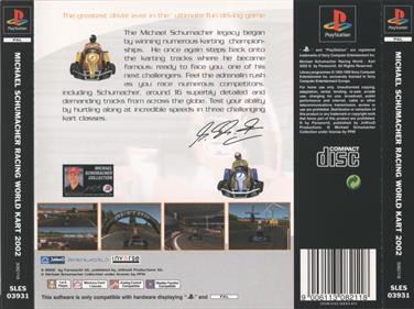 Michael Schumacher Racing World Kart 2002 - Box - Back Image