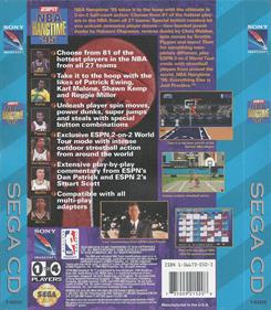 ESPN NBA Hangtime '95 - Box - Back Image