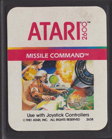 Missile Command - Cart - Front Image