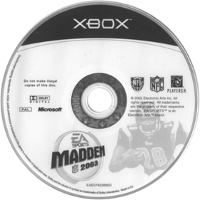 Madden NFL 2003 - Disc Image