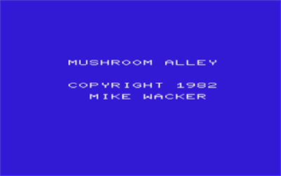 Mushroom Alley - Screenshot - Game Title Image