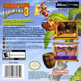 Donkey Kong Country 3 - Box - Back Image