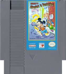 Mickey's Adventure in Numberland - Cart - Front Image