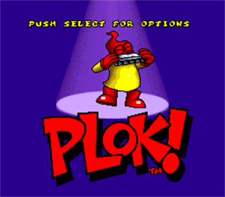 Plok - Screenshot - Game Title Image
