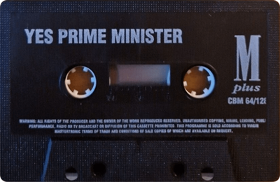 Yes Prime Minister: The Computer Game - Cart - Front Image