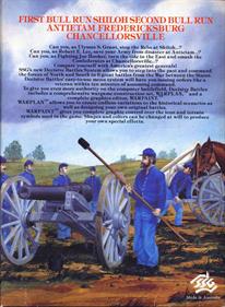 Decisive Battles of the American Civil War: Volume One: Bull Run to Chancellorsville - Box - Back Image