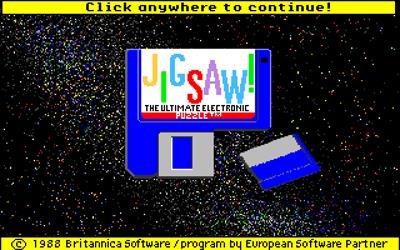 Jigsaw!: The Ultimate Electronic Puzzle - Screenshot - Game Title Image