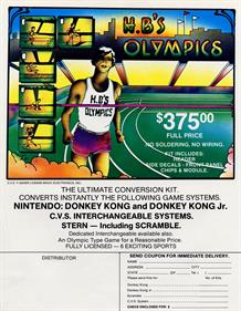 Herbie at the Olympics - Advertisement Flyer - Front Image