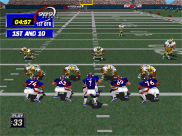 NFL GameDay 99 - Screenshot - Gameplay Image
