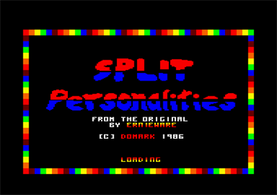 Split Personalities - Screenshot - Game Title Image