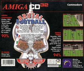 Brutal Football - Box - Back