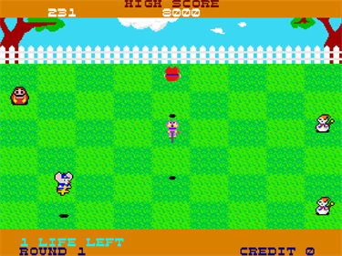 Arcade Archives HOPPING MAPPY - Screenshot - Gameplay Image