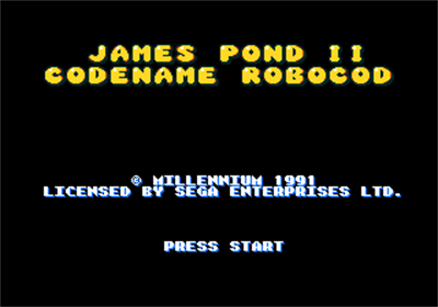 James Pond II: Codename: RoboCod - Screenshot - Game Title Image