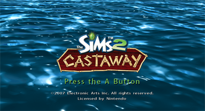 The Sims 2: Castaway - Screenshot - Game Title Image