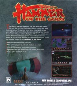 Hammer of the Gods - Box - Back Image