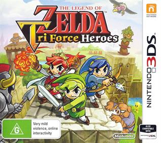 The Legend of Zelda: Tri Force Heroes - Box - Front Image