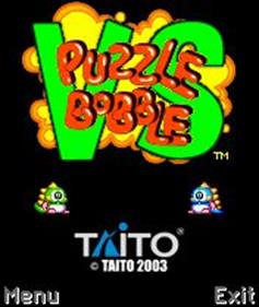 Puzzle Bobble VS - Screenshot - Game Title Image