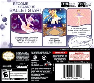 Imagine: Ballet Star - Box - Back Image