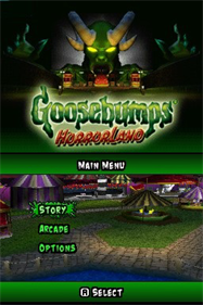 Goosebumps: HorrorLand - Screenshot - Game Title Image