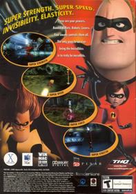 The Incredibles - Box - Back Image